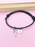 Silver Question Mark Punctuation Charm Bracelet – Curious Minimalist Gift Jewelry, N6202BC