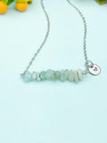 Silver Amazonite Necklace, N6125S