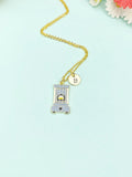 Electric Heater Charm Necklace, N5250
