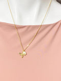 Gold Bee Necklace – Dainty Honeybee Pendant Nature Lover Gift Jewelry, N5058