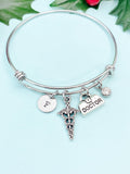 Doctor Briefcase Medical Caduceus Bracelet – Healthcare Professional Gift Jewelry, N4965