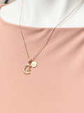 Rose Gold Moon Star Necklace – Celestial Charm Jewelry