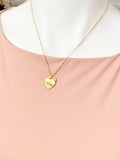 Titi Heart Charm Necklace – Dainty Heart Pendant Gift Jewelry, D533