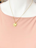 Titi Heart Charm Necklace – Dainty Heart Pendant Gift Jewelry, D533