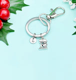 Silver Kitchen Mixer Charm Keychain – Baker Chef Gift Foodie Keychain, N1591