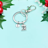 Silver Kitchen Mixer Charm Keychain – Baker Chef Gift Foodie Keychain, N1591
