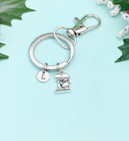 Silver Kitchen Mixer Charm Keychain – Baker Chef Gift Foodie Keychain, N1591
