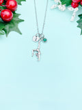 Gymnast Necklace – Gymnastic Charm Pendant Athlete Gift Jewelry, N4742
