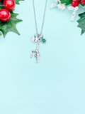 Gymnast Necklace – Gymnastic Charm Pendant Athlete Gift Jewelry, N4742