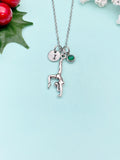 Gymnast Necklace – Gymnastic Charm Pendant Athlete Gift Jewelry, N4742