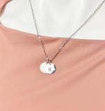 Silver Basketball Necklace, D233