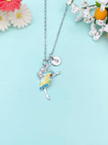 Ballet Dance Charm Necklace – Dainty Ballerina Dance Gift Jewelry, N228