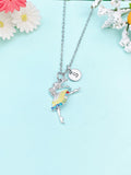Ballet Dance Charm Necklace – Dainty Ballerina Dance Gift Jewelry, N228