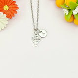 Silver Hot Air Balloon Necklace – Adventure & Wanderlust Charm Jewelry, N2341