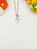 Silver Hot Air Balloon Necklace – Adventure & Wanderlust Charm Jewelry, N2341