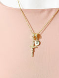 18K Gold Plated Cross Necklace AAA Cubic Zirconia Pendant – Faith Gift Jewelry, N6806