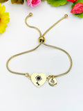Cosmos Flower Gold Bracelet – Dainty Floral Jewelry for Women, N623