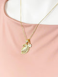 Gold Horse Cubic Zirconia Pendant Necklace – Equestrian Gift Jewelry, N6817