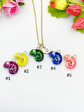 Gold Chameleon Pendant Necklace – Dainty Animal Charm Gift Jewelry, N6907