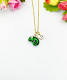 Gold Chameleon Pendant Necklace – Dainty Animal Charm Gift Jewelry, N6907