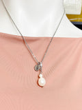 Silver Freshwater Pearl Pendant Necklace for Women, N6731S
