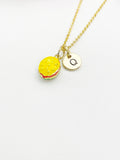 Gold Hamburger Pendant Necklace – Dainty Food Charm Gift Jewelry, N6911