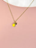 Gold Hamburger Pendant Necklace – Dainty Food Charm Gift Jewelry, N6911