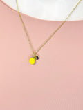 Gold Hamburger Pendant Necklace – Dainty Food Charm Gift Jewelry, N6911