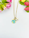 Gold Water Polo Pendant Necklace – Dainty Sports Charm Gift Jewelry, N6916