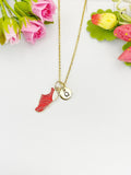 Gold Shoe Cleat Pendant Necklace – Dainty Sports Charm Gift Jewelry, N6920