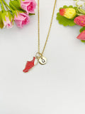 Gold Shoe Cleat Pendant Necklace – Dainty Sports Charm Gift Jewelry, N6920