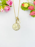 18K Gold Plated Nautilus Shell Cubic Zirconia Necklace – Dainty Beach Lover Gift Jewelry, N6922