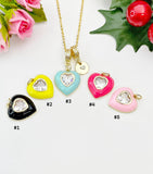 Gold Heart Pendant Necklace – Dainty Minimalist Gift Jewelry, N6850