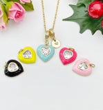Gold Heart Pendant Necklace – Dainty Minimalist Gift Jewelry, N6850