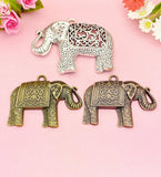 Bronze Elephant Charm Keychain, N5823