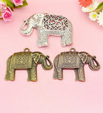 Rose Gold Elephant Charm Keychain, N5824
