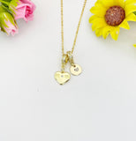 Gold Mom Cubic Zirconia Charm Necklace – Dainty Mother Gift Jewelry, N6874