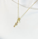 18K Gold Plated Crab Pendant Necklace, Cubic Zirconia, Ocean Beach Charm