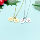 Gold Golf Necklace, Keychain and Bracelet Optional, Golf Gifts, Golf Team Gifts, Golf Jewelry, D245