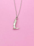 Silver Otter Charm Necklace, N2104A