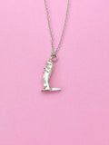 Silver Otter Charm Necklace, N2104A