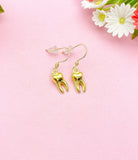 Good Tooth Charm Earrings, Molar Charm, Graduation DH DA Dentist School Gift, N5560G