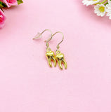Good Tooth Charm Earrings, Molar Charm, Graduation DH DA Dentist School Gift, N5560G