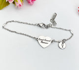 Great Grand Memaw Bracelet, Heart Charm Jewelry, Generational Family Gift, D613