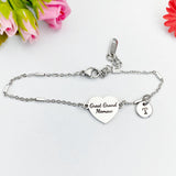 Great Grand Memaw Bracelet, Heart Charm Jewelry, Generational Family Gift, D613