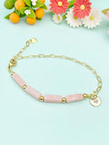 Natural Pink Opal Bracelet Gemstone Jewelry N4020