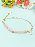 Natural Pink Opal Bracelet Gemstone Jewelry N4020