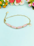 Natural Pink Opal Bracelet Gemstone Jewelry N4020