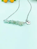 Silver Amazonite Necklace, N6125S