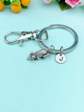 Silver Mouse Charm Keychain – Animal Lover Gift